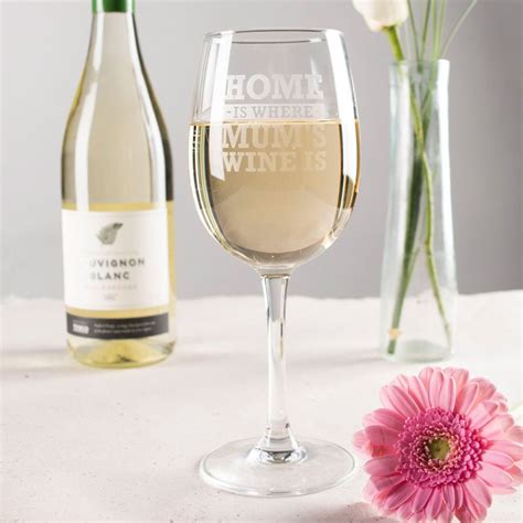 Personalised Wine Glass Home Is Where Personalized Wine Glass Personalized Wine Wine