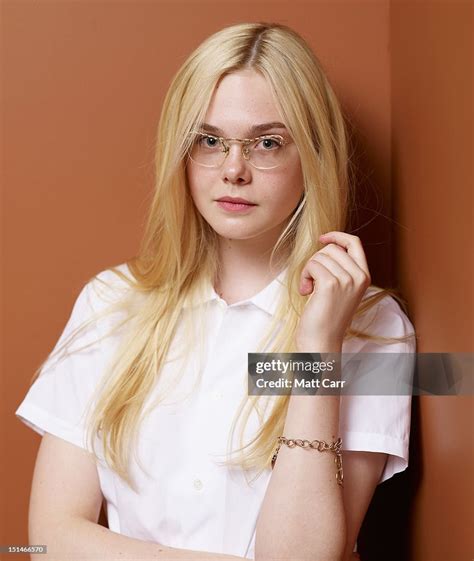 Actress Elle Fanning Of Ginger And Rosa Poses At The Guess Portrait News Photo Getty Images