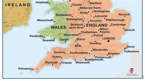 Map Of United Kingdom Uk Offline Map And Detailed Map Of United
