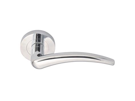 China Dh5215 Zinc Alloy Lever Door Handle On Rose Suppliers Company
