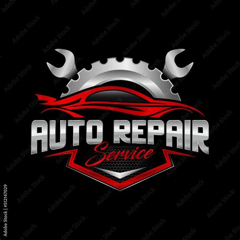 Car Repair Service Auto Repair Gear Logo Service Logo Badge
