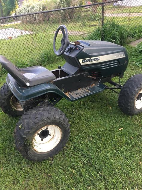 Lifted Lawn Mower