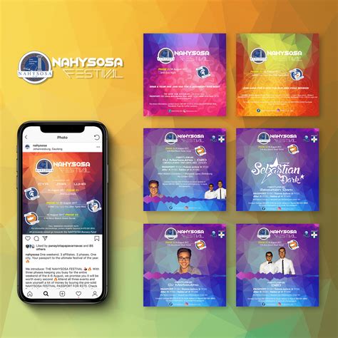 Nahysosa Festival Event Logo Social Media Design Behance