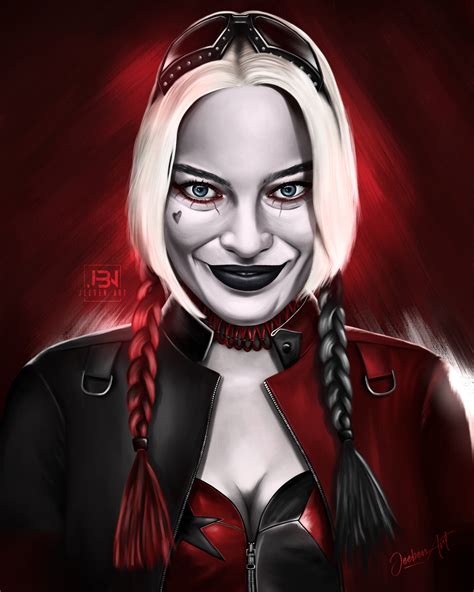 Jeeben Art Harley Quinn The Suicide Squad Portrait 2021