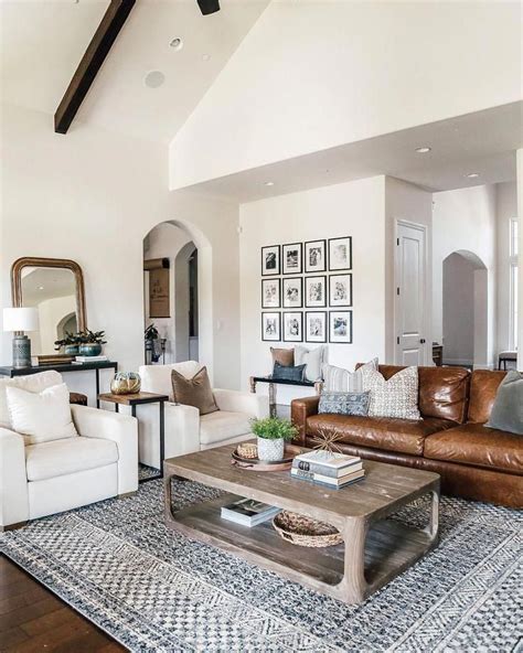 Warm White Walls With Dark Wood Ceiling Beams Gallery