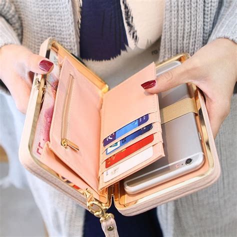 Women Bowknot Wallet Long Purse Phone Card Holder Clutch Large Capacity Pocket Walmart Canada