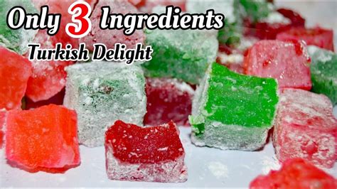 Turkish Delight Recipe Lokum Recipe How To Make Best Turkish Delight Chachis Guide Youtube