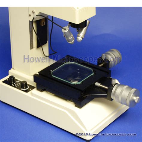 30x Toolmakers Measuring Microscope W X Y Stage Micrometers Howell