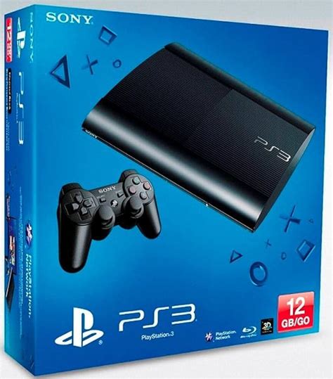 Playstation Console Ps3 Ultra Slim 12 Go Noire Amazonfr Jeux Vidéo