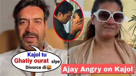 Ajay Devgan First Reaction After Divorce With Kajol Kajol Divorce