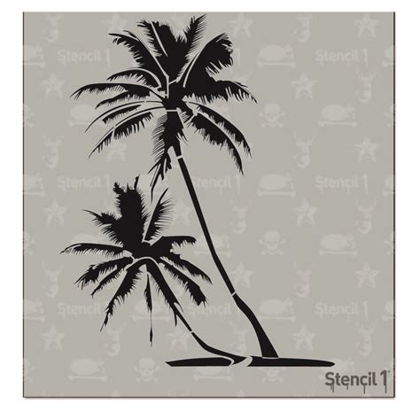 Palm Trees Stencil Small 575x6 Stencil 1