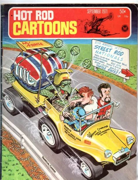 Ccs Hot Rod Cartoons Magazine Sep Peterson Vietnam Drag Racing