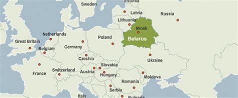 Belarus On The World Map