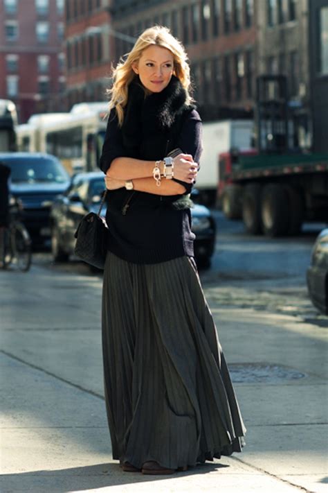 Ways To Style Maxi Skirts Faux Pas