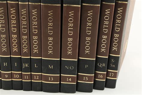 The World Book Encyclopedia Complete Set And Two Volume World