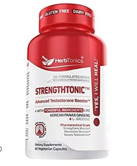 Strengthtonic Testosterone Booster For Men Stamina Enhancing Natural