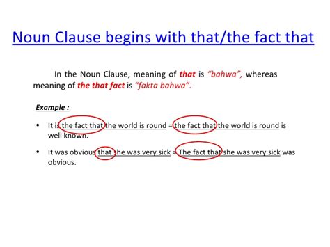 Mar 30, 2020 · a what clause is a type of noun clause (or a free relative clause) that begins with the word what.in a declarative sentence—one of the most common applications for these clauses—a what clause, which functions as a noun, may serve as the subject (usually followed by a form of the verb be), subject complement, or object of a sentence. Noun Clause