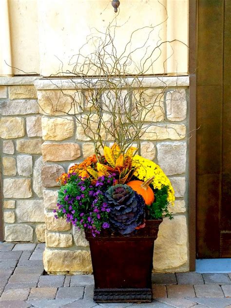 88 Amazing Fall Container Gardening Ideas 23