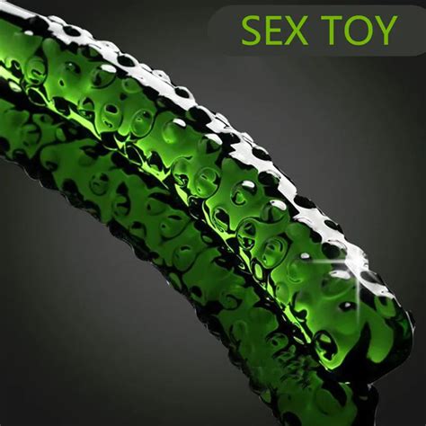2016 Hot New Crystal Cucumber Penisglass Dildoanal Toysex Toys For
