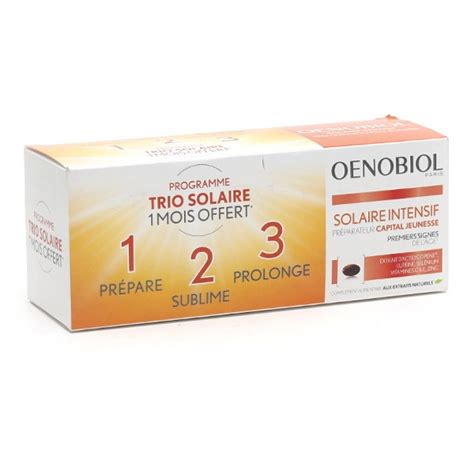 Oenobiol Solaire Intensif Préparateur Capital Jeunesse Sélénium