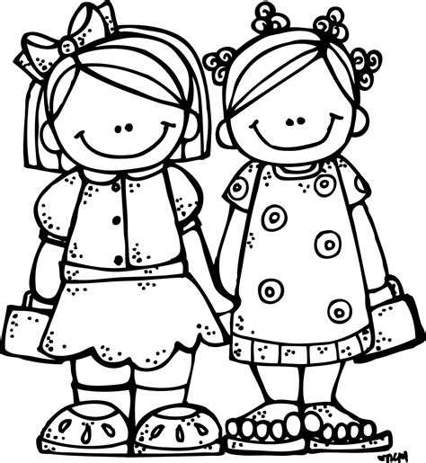 Girls Clipart Black And White Clip Art Library