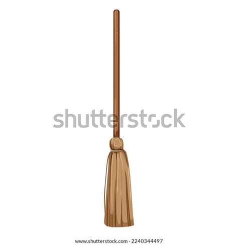 Besom Witch Broom Cartoon Besom Witch Stock Vector Royalty Free