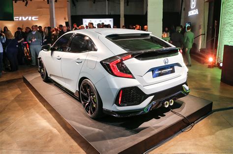 2017 Honda Civic Hatchback Prototype Revealed In New York