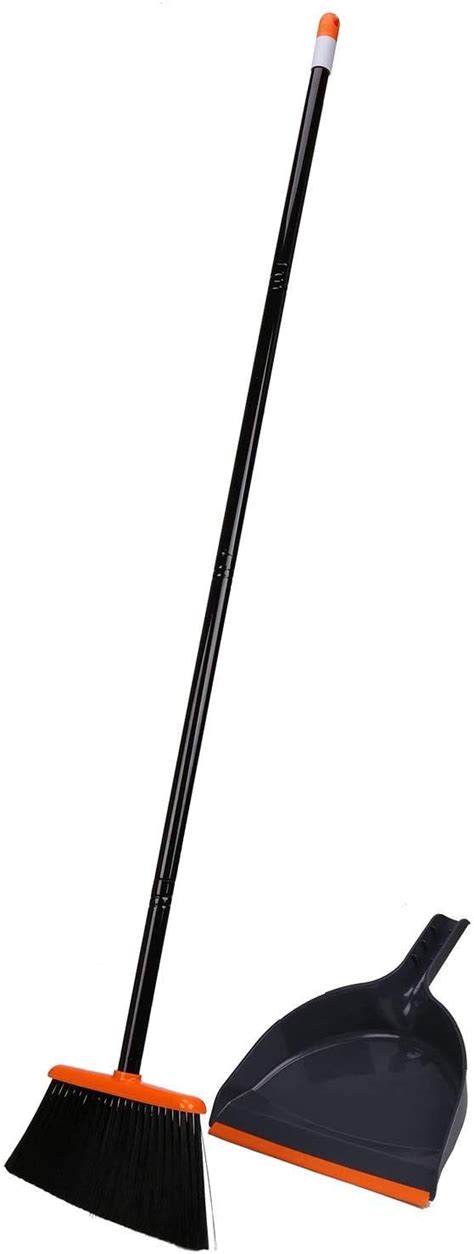 Buy Treelen Angle Broom And Dustpan Set Dust Pan Snaps On Broom