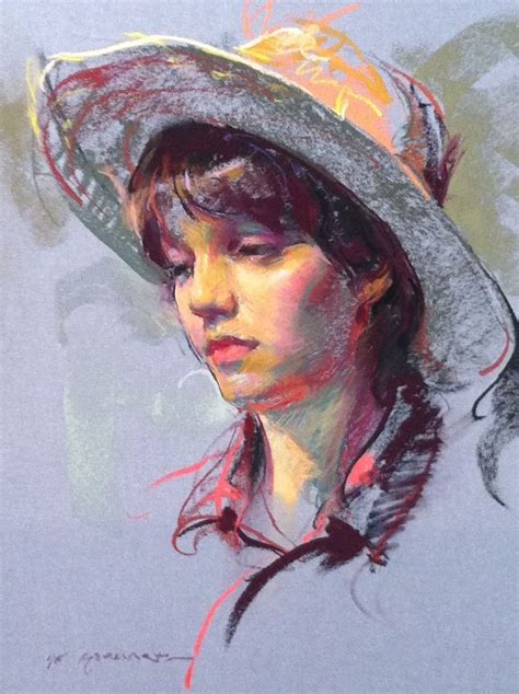 Daniel Gerhartz Pastel Pencil Beautiful Portrait Au Crayon