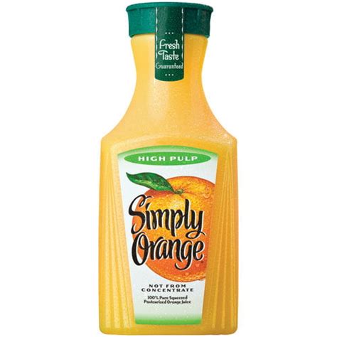 Simply Orange High Pulp Orange Juice 59 Fl Oz