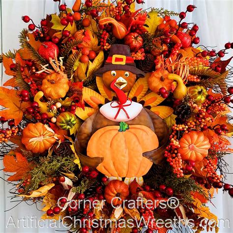 We did not find results for: THANKSGIVING TURKEY WREATH | CornerCrafters.com | AUTUMN ...