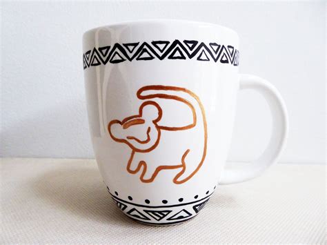 Simba Hakuna Matata Coffee Mug Inspired By The Disney Movie The Lion