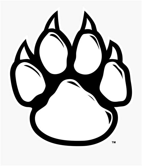 Tiger Paw Print Drawing Free Transparent Clipart Clipartkey