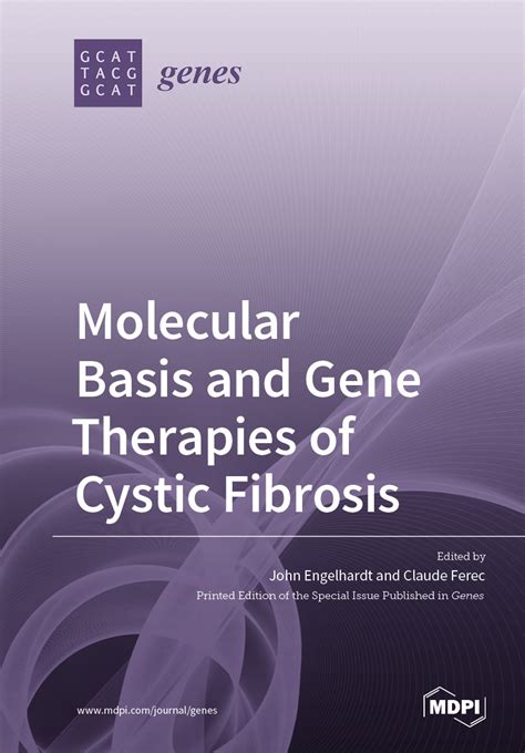 Molecular Basis And Gene Therapies Of Cystic Fibrosis Mdpi Books