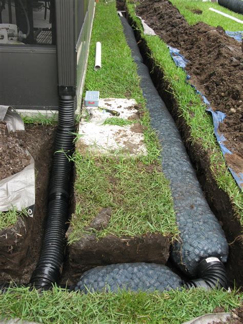 French Drain Landscaping Company Image To U