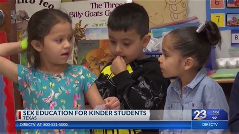 Texas Proposes Teaching Sex Education To Kindergarten Students Youtube