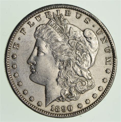 1890 S Morgan United States Silver Dollar 90 Eagle Reverse Early