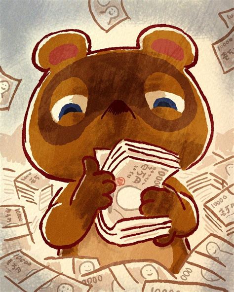 Tom Nook どうぶつの森 アイコン かわいい イラスト