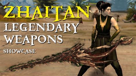 Zhaitan Legendary Weapon Skins Showcase Guild Wars 2 End Of