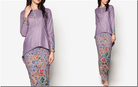 38 Inspirasi Modis Baju Kurung Kedah Dengan Kain Batik