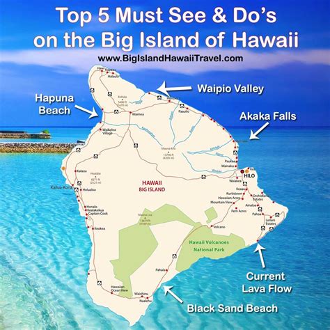 Top 5 Must See And Dos Big Island Hawaii Travel Hawaiivacationtravel Hawaii Travel Big