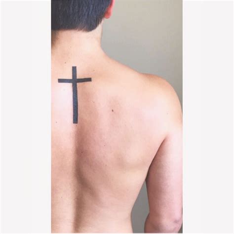 Back Neck Cross Tattoos For Men Best Tattoo Ideas