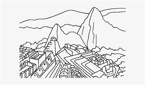 Dibujo De Machu Picchu Para Colorear - Machu Picchu Para Dibujar