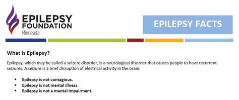Epilepsy Facts Epilepsy Foundation Of Minnesota