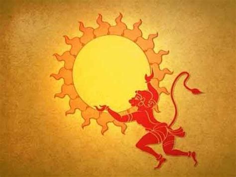 Hanuman Eating Sun The Story Hindu Blog
