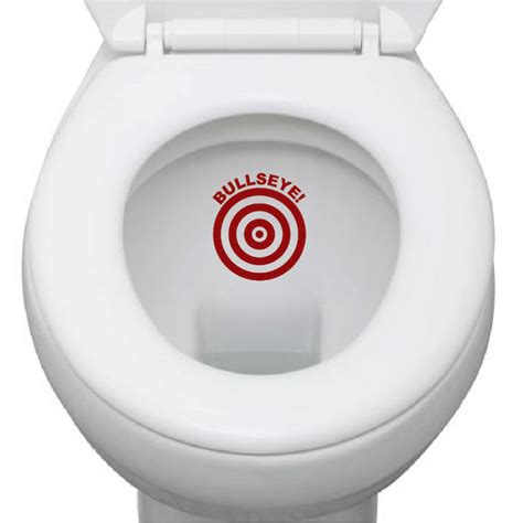 I agree to target collecting my personal information to improve target's retail offering, conduct product and market research, and analyse my purchasing and online activity. Bullseye Toilet Vinyl Sticker - Trendy Wall Designs