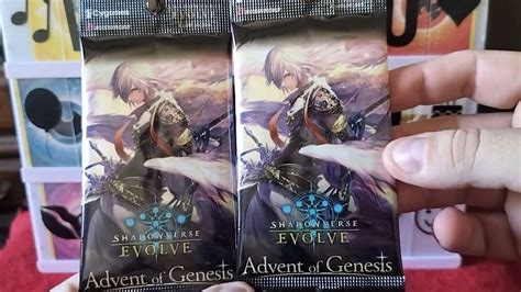 Shadowverse Evolve Advent Of Genesis Booster Packs Pack Opening Who Likes This First Set Youtube