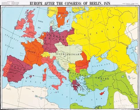 Map Of Europe 19th Century Map