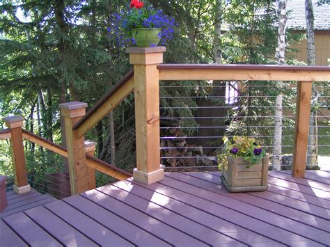 View tokyo cable railing tokyo cable railingthe sharp, clean lines of our tokyo style cable railing offer a graceful complement to stairs or decks. Landscape Design Ideas: Outdoor Deck Decor For Summer