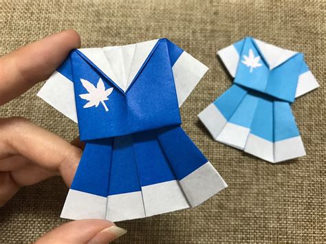 Tutorial 32 Origami School Uniform The Idea King